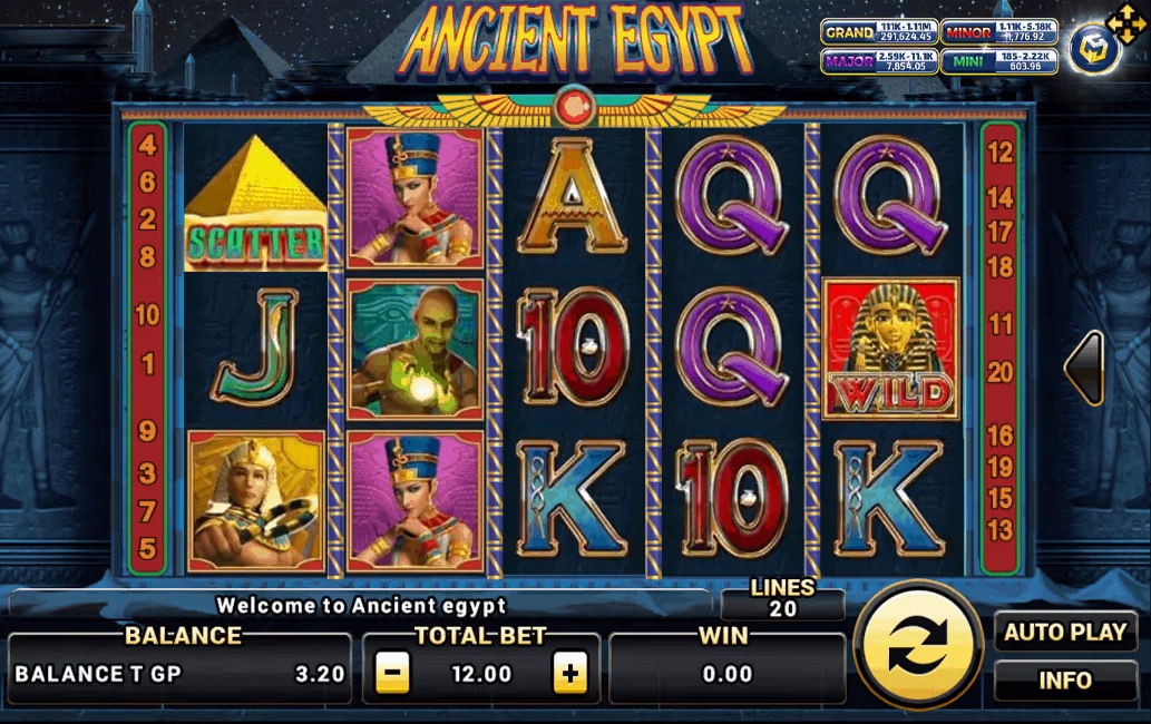 ภาพตัวอย่างเกม Ancient Egypt