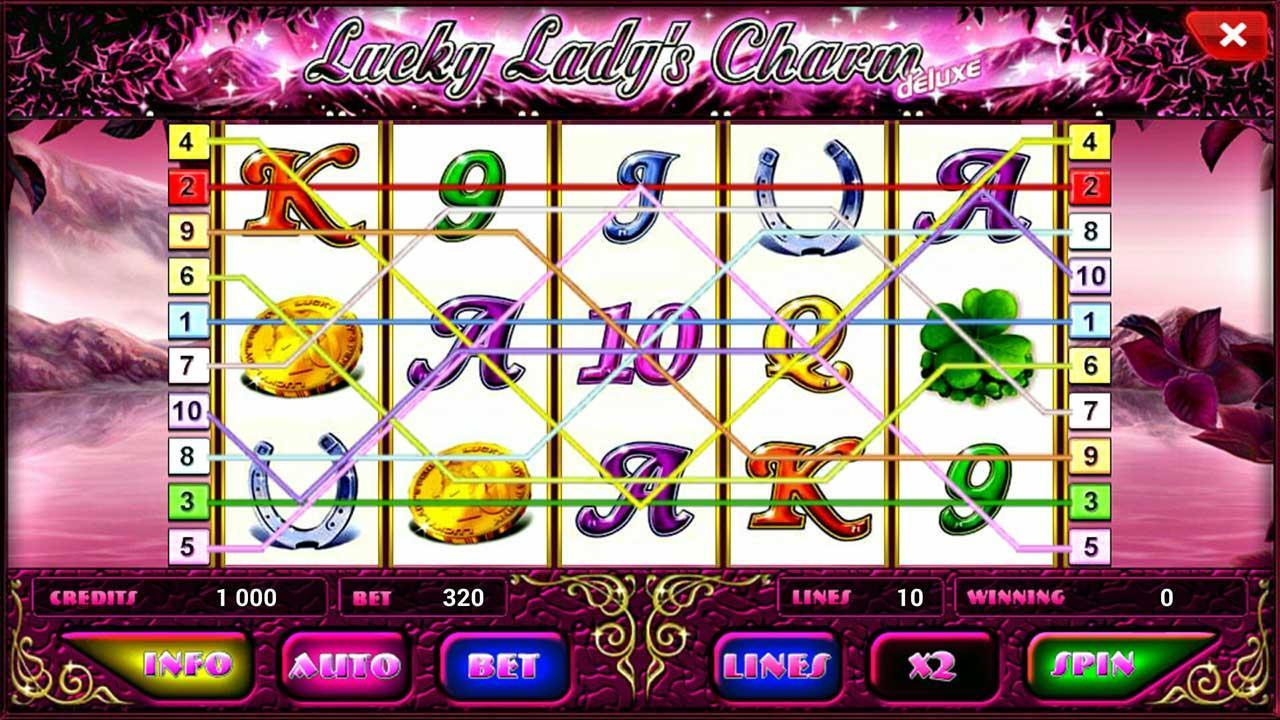 ภาพตัวอย่างเกม Lucky Lady Charm