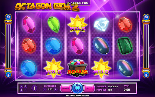 ภาพตัวอย่างเกม Octagon Gem 2